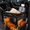 thumbnail image 6 of Thanksgiving Pumpkin Leaves Foldable Car Trash Can with Lid, Leak-Proof, Hanging Storage Bag - Car Trash Bin, Car Trash Can, Car Garbage Can, 6 of 6