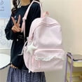 thumbnail image 3 of Women Polka Dot Lace Backpack, Large Capacity Trendy Dot Pattern Bag with Compartments&Pendant Cute Lightweight Backpacks for Travel, Shopping, Dating and Daily Use-Black, 3 of 7