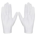 thumbnail image 2 of White Gloves Costume, White Cotton Gloves, Moisturizing Gloves, Cotton Gloves for Dry Hands Sleeping, White Gloves Women and Men, 12 Pairs Archival Cleaning Serving Gloves, 2 of 5