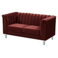 thumbnail image 4 of Glory Furniture Sunset G0559A-L Loveseat , BURGUNDY, 4 of 5