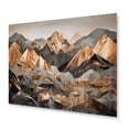 thumbnail image 2 of Designart "Monochromatic Geometric Horizons" City Geometric Metal Art Living Room, 2 of 5