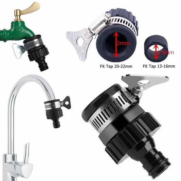 WEISIPU Universal Tap Connector To Garden Hose Pipe Mixer Kitchen Bath Tap Adapter