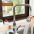thumbnail image 4 of 360 Degrees Pull Out Basin Faucet Faucet Splashproof Spray Extender Water Splashproof Sink Tap Spray Spout Bendable Nozzle for Household Kitchen, 4 of 6