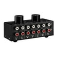 6In1Out Audio Switcher Audio Signal Selector Box Splitter