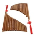 thumbnail image 1 of Pan Flute, Traditional Chinese Musical Instrument Panpipes Easy To Learn  For Music Lovers, 1 of 8