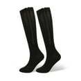 thumbnail image 5 of 2 Pairs Copper Zipper Compression Socks 15-20mmgh-Calf Knee High Open Toe Support Stocking Compression Stocking, 5 of 7