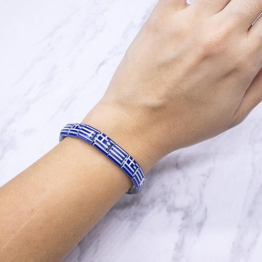 Fablinks Starter Nomination Bracelet Italian Flag Charm Bracelet