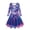 Mermaid Galaxy, variant on Lanbubble Girls Dresses Long Sleeve Mermaid Printed Casual Twirly Dress Fall Clothes 5-13 Years