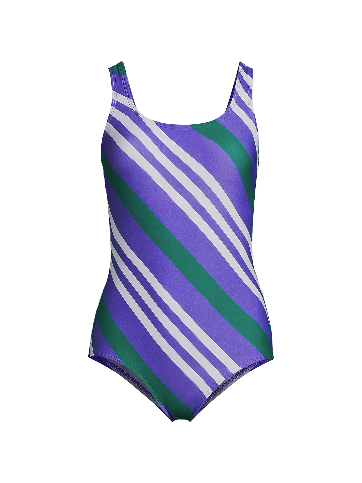 Lands' End Women's Plus Size Chlorine Resistant Tugless One Piece