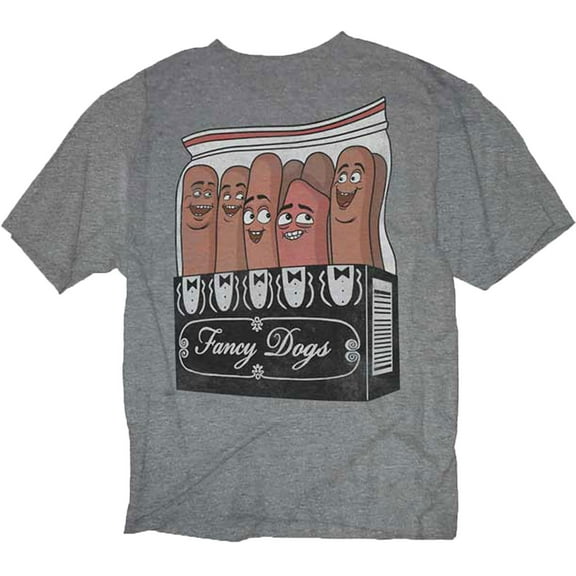 Sausage Party Fancy Dogs Group Adult T-Shirt
