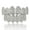 Silver, variant on Grillz Diamond Grills for Your Teeth for Men Women 18K Gold Plated Iced Out Macro Pave Cubic Zirconia Mouth Grill with Extra Molding Bars Included