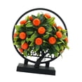thumbnail image 4 of Decoración de bonsái de fruta artificial, decoración de planta de fruta falsa realista simulada para naranja, 4 of 9