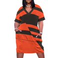 thumbnail image 2 of Vestido de bolsillo suelto geométrico abstracto n.° 9, vestido sensual para mujer, vestido de vendaje, vestidos de verano para mujer 2025, 2 of 7