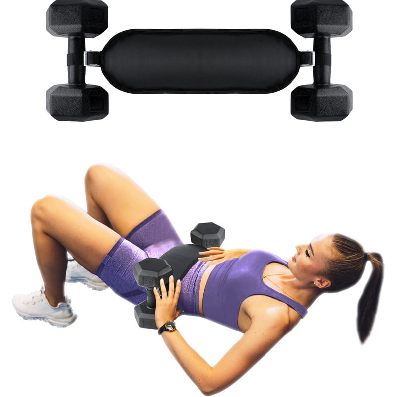 Hip Thrust Belt, Dumbbell Hip Thrust Belt for Kettlebells or Grip