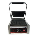 thumbnail image 3 of 1800W Commercial Panini Sandwich Grill Grooved Plates Single 12 in. Width, 110V, 3 of 9