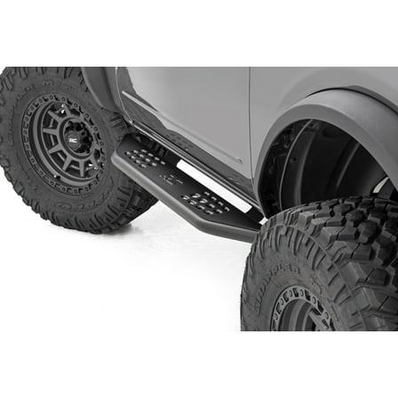 Rough Country OV2 Running Boards for 2021-2025 Ford Bronco | 2-Door - 14004