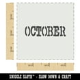 thumbnail image 2 of October Month Calendar Fun Text DIY Cookie Wall Craft Stencil - 3.5 Inch, 2 of 5