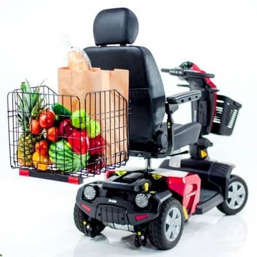 Folding Rear Basket for Mobility Scooters and Power Wheelchairs