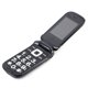 thumbnail image 3 of 2G SOS Teléfono Celular Abatible para Personas Mayores Desbloqueado con Pantalla de 24 Pulgadas Y Capacidad Súper Grande de 1200 Mah Teléfono Celular Básico para Personas ANGGREK Otros, 3 of 8