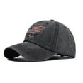 thumbnail image 2 of ZVNAΖH Unisex Baseball Caps for Adults 4th of July Baseball Cap Patriotic American Flag Baseball Hats, 2 of 2