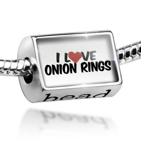 Bead I Love Onion Rings Charm Fits All European (Best Onion Rings In Seattle)