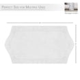 thumbnail image 4 of HOME WEAVERS Waterford Collection Cotton Tufted Bath Rug, 21" x 34", Light Gray, 4 of 9