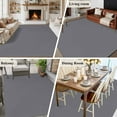 thumbnail image 5 of Non-Slip Rug Pad Rugs Pure Color Light Gray Rectangle Area Rugs 5x7Ft Soft Carpet Pads for Living Room Kids Room, Minimalist Style Grey, 5 of 9