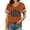AB227 Gold, variant on Women'S Halloween Short Sleeve T Shirts Pumpkin Print V Neck Graphic Tops Comfortable Ladies Halloween Theme Party Tees Shirts Orange Size Xl