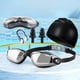 thumbnail image 3 of Set de gafas de natación antivaho con clip nasal y tapones para los oídos para adultos y adolescentes. Accesorios para entrenamiento de natación., 3 of 4