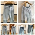 thumbnail image 2 of XINYUAN Floral Embroidery Lace Half-length Gauze Skirt Butt Curtain N4Z8, 2 of 9