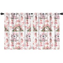 Blackout Kids Curtains,Fairy Princess Mushroom Pattern Childrens Insulated Curtains Set Of 2,Bedroom Essentials,Toddler Room Decor 42"x54"