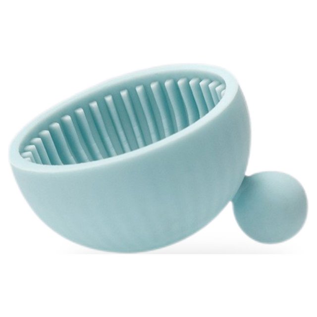Brochas de maquillaje Seitruly limpieza base de silicona accesorios de Pinceles de maquillaje azul