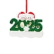 thumbnail image 1 of Adornos Navideños Familiares Personalizados 2025. Nombre Personalizado de la Familia con Texto. Adorno para Árbol de Navidad. Familia de 2., 1 of 5