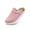 Pink, variant on Kids Suede Clogs for Girls Boys Cork Footbed Toddler Sandals Slip On Mules House Slippers Classic Adjustable Buckle Potato Shoes Casual Slipper