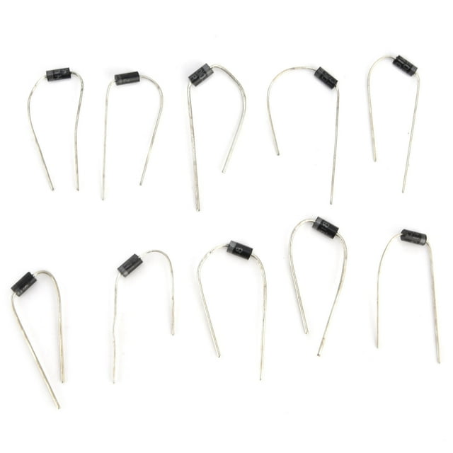 Ccdes Diode Redresseur de Récupération Rapide, Kit Assorti de Diode de Redresseur de 100pcs 1n4001 1n5819 Composants Électroniques Approvisionnement Industriel, Kit Assorti de Diode de Redresseur