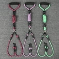 thumbnail image 2 of Cuerda para pasear perros de dos cabezas para mascotas, patrón ondulado, una cuerda de arrastre y dos de tracción, antienredos, desmontable, 2 of 5