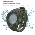 thumbnail image 3 of Reloj Digital De Camuflaje Para Hombre, Reloj Deportivo Para Hombre, Reloj Con Retroiluminación LED De 12/24 Horas Para Exteriores, 3 of 7