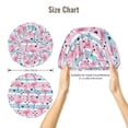 thumbnail image 5 of Logiee Striped Flamingo Print Silk Bonnet Satin Bonnet for Sleeping Women and Men,Double Layer Hair Bonnet for Curly Braids Hair, 5 of 6