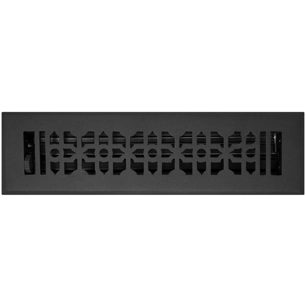 Madelyn Carter Cathedral Floor Wall Registers (Cast Aluminum) 2" x 10