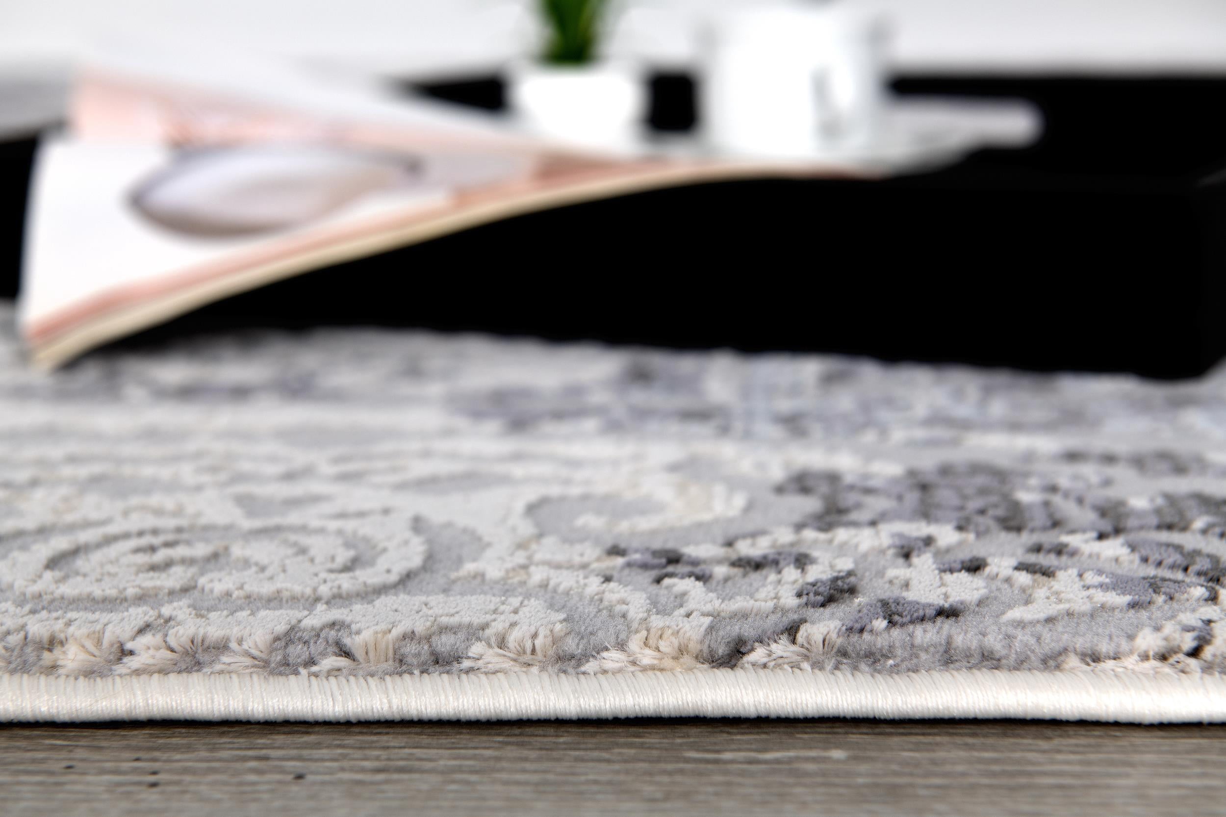 Rug Branch Oasis Collection Modern Damask Area Rug