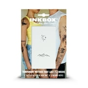 Inkbox Temporary Tattoos, Moon Mountain, Water-Resistant, Perfect for Any Occasion, Black, 2 Pack