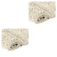 thumbnail image 3 of Advancent Alfombrilla de textura para pies para una absorción rápida y fuerte, alfombrilla de fibra lavable a máquina, Chenille, blanco Blanco lechoso 17*24 pulgadas 2Conjunto, 3 of 6
