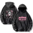 thumbnail image 4 of Sudadera con capucha lavada vintage Karol G, sudadera de hip hop Karol G Manana Sera Bonito, pulóver informal retro holgado para hombre y mujer, ropa de calle, 4 of 4