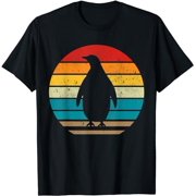 Vintage Retro Penguins Sunset 70s 80s 90s Penguins Party Gif T-Shirt