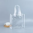 thumbnail image 4 of ibiyuan Clear Tote Bags Small Clear Bag Tote Bag with Handles for Stadium Work Beach Sports Clear Gift Bags, 4 of 4