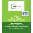 thumbnail image 5 of Mainstays Brand 16" Square Fall Truck Outdoor Throw Pillows with Welt, Set of 2, 5 of 5