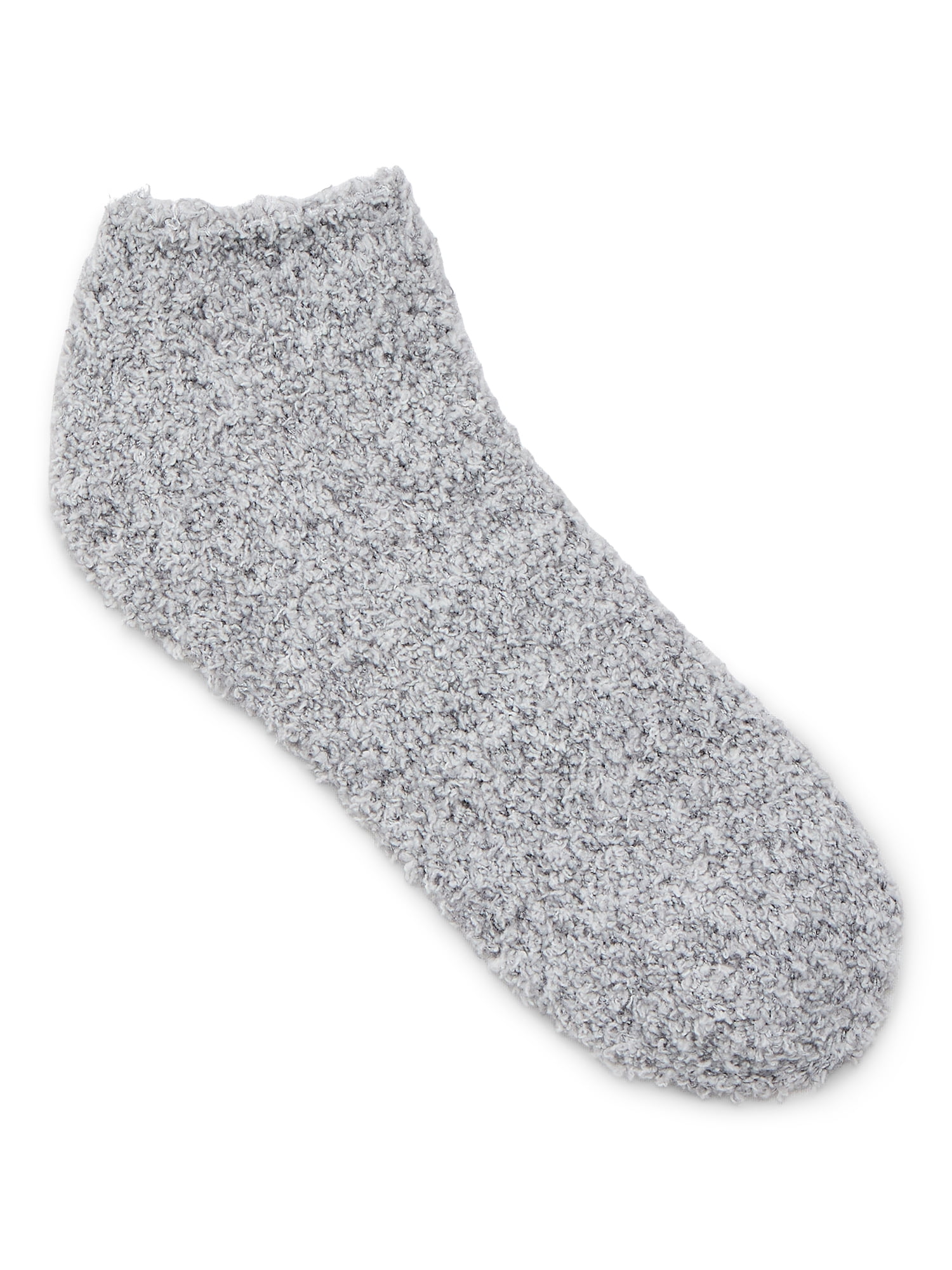 Joyspun Women's Double Layer Low Cut Lounge Socks, 3 Pack, Shoe Sizes 4-10