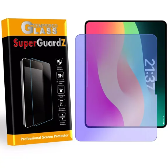 [2-Pack] For  iPad Air 13 (7th Gen, 2025) / iPad Air 13 (6th Gen, 2024) - SuperGuardZ Tempered Glass Screen Protector, Anti-Blue-Light, Eye Protection, Anti-Scratch