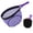 Purple, variant on Foldable Fly Fishing Landing Net with Quick‑Dry Metal Mesh Ring – Lightweight Trout Net with Comfort Hollow Grip, Portable Stream Landing Net for Catch and Release – Includes Travel Storage Bag (1PC)