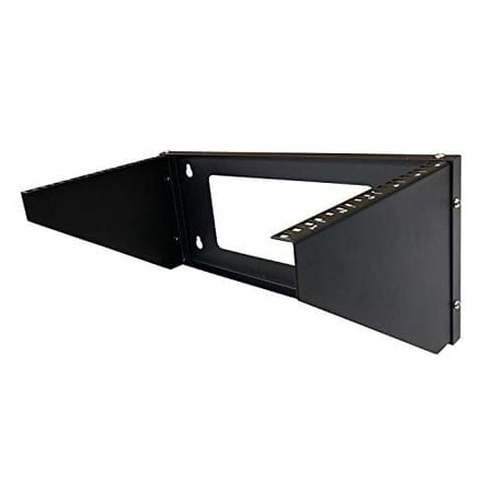 Kenuco 19 Inch Steel Vertical Rack and Wall Mountable Server Rack Mount (Black-6U)